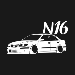 Nissan Almera N16 Fan Art, Gift for him, Nissan Lover Gift, Nissan Fan Gift. T-Shirt