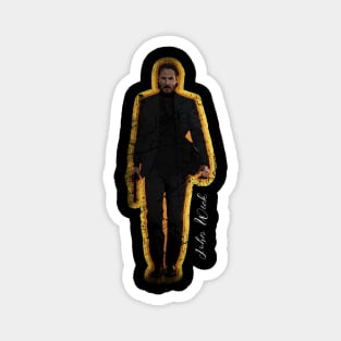 John Wick Vintage Color Magnet