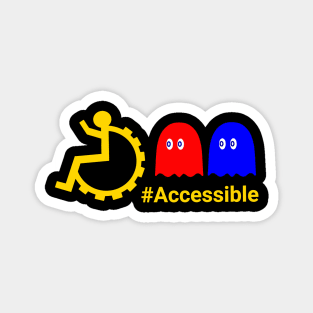 #Accessible Pacman Magnet