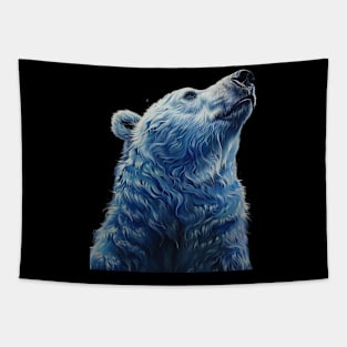 Grizzly Bear Courageous Cubs Tapestry