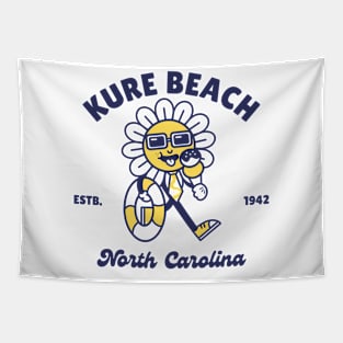 Kure Beach, North Carolina Flower Fun in the Sun Tapestry