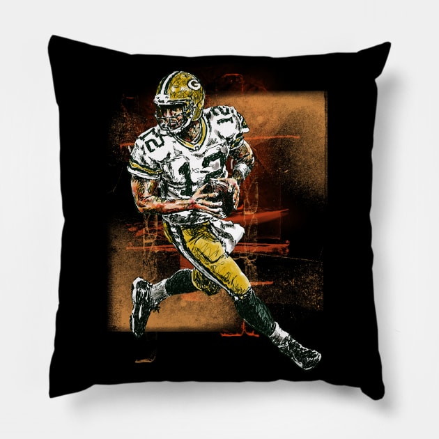 Aaron Rodgers scrambles Pillow by marengo