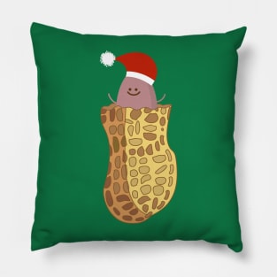 Baby peanut as Santa Claus Pillow