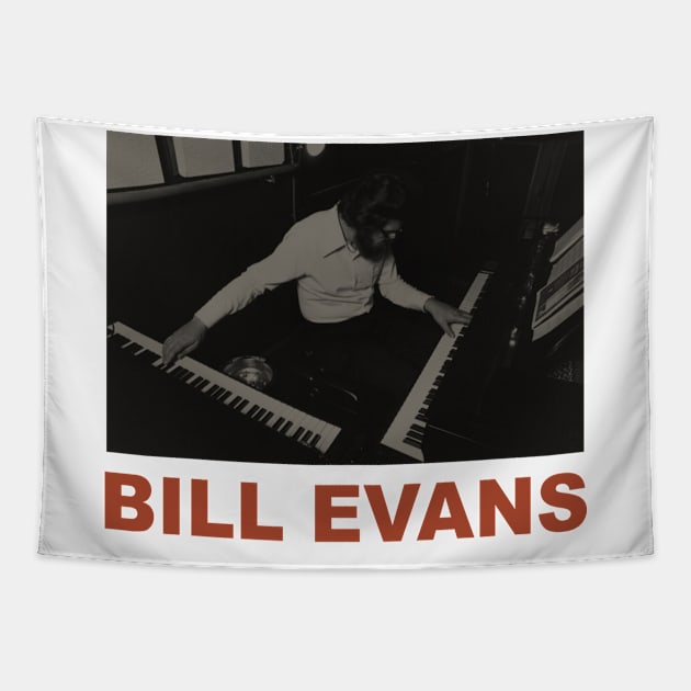 Vintage Bill Jarr Evans Together Tapestry by CatheGioi