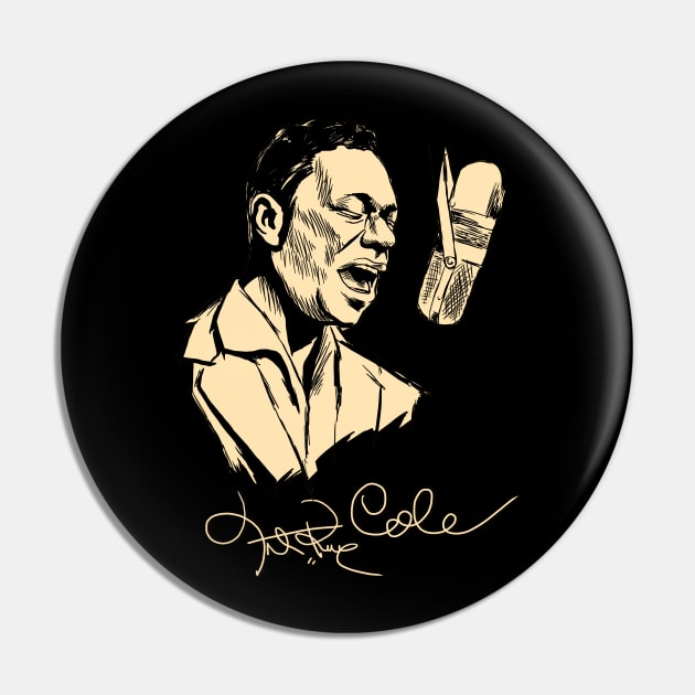 Nat King Cole Pin by ThunderEarring