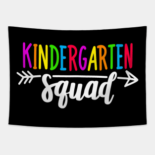 Team Kindergarten Squad Teacher Back To School Tapestry