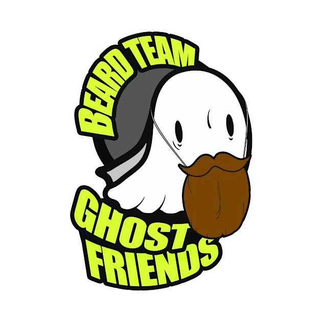 Ghost Friends Beard Team by GhostFriendsApparel