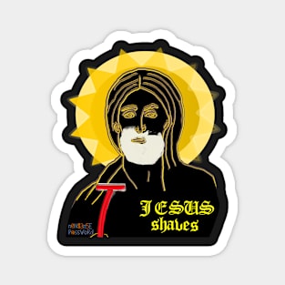 Jesus Shaves Magnet