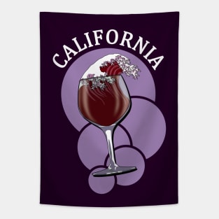 California Wine Tapestry