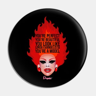 Aja from Drag Race Pin