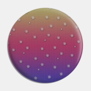 Colorful stars Pin