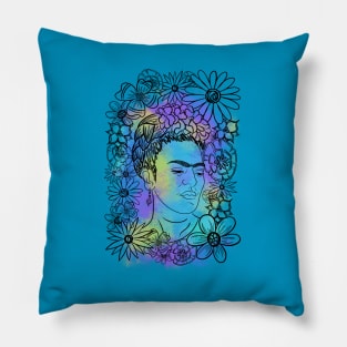 Colorful Frida Pillow