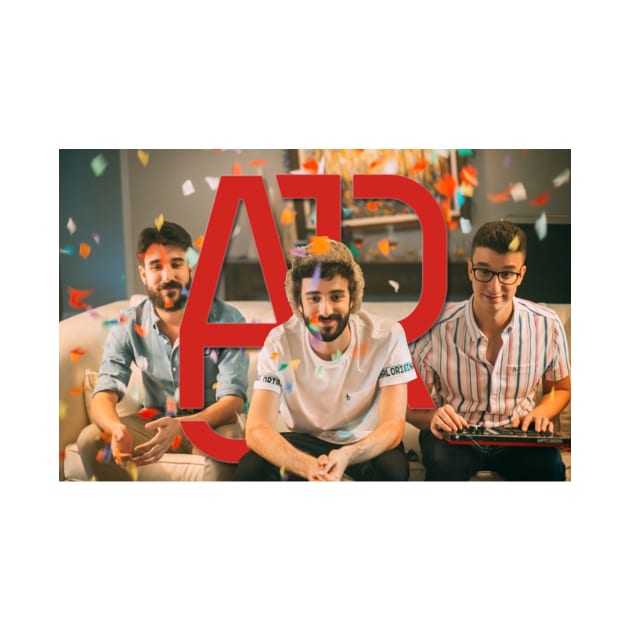 AJR - T-Shirt Sticker Party Design by PaulLangDesigns