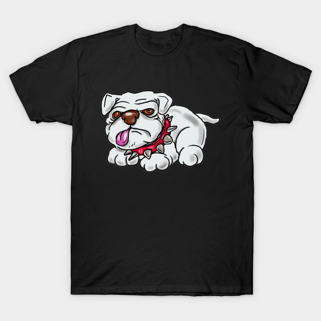 Discover A white Bulldog named Terror - Bulldog - T-Shirt
