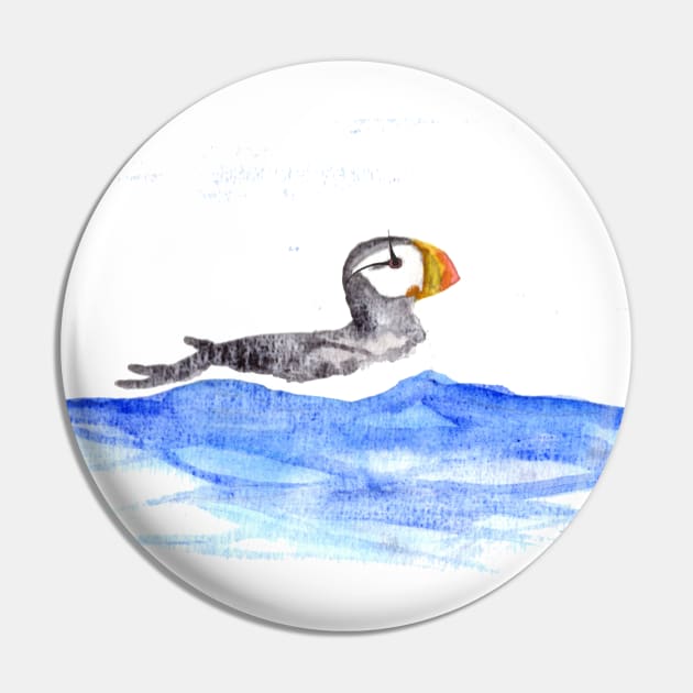 horned puffin Pin by RavensLanding