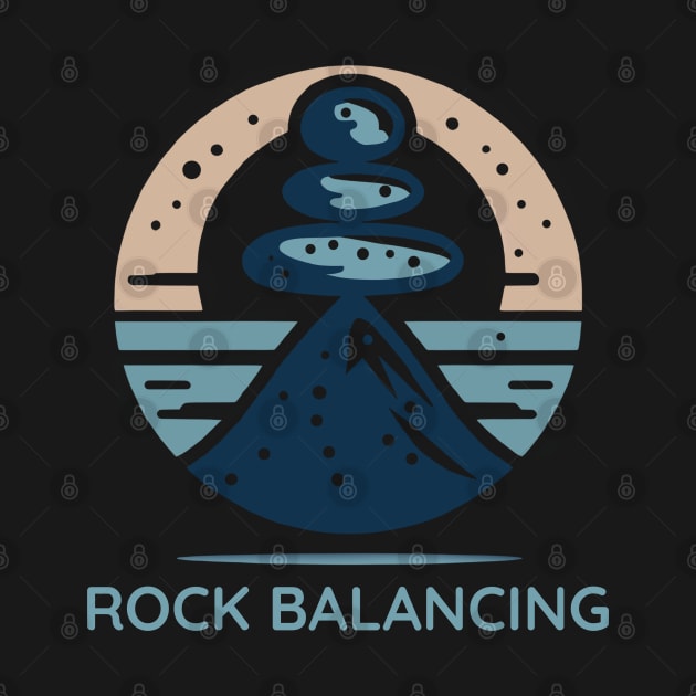 STONE ROCK BALANCING by ThesePrints