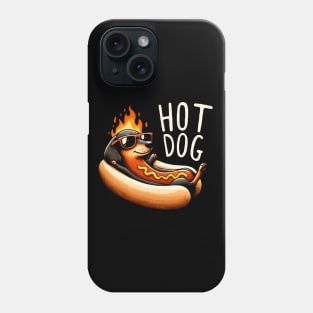 Hotdog Hot Dog (Back Print) Phone Case