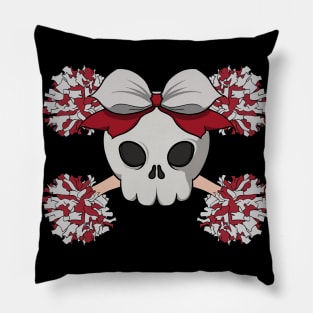 Cheerleaders crew Jolly Roger pirate flag (no caption) Pillow