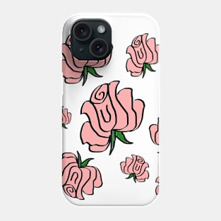 Light pink colour roses Phone Case