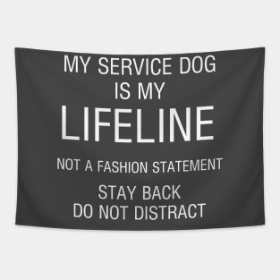 My service dog is my lifeline Tapestry