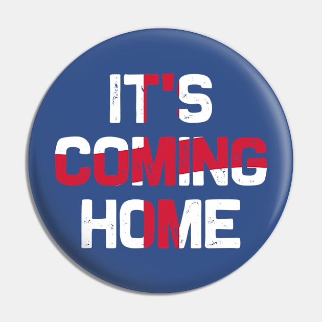 It's Coming Home Flag Pin by teecloud