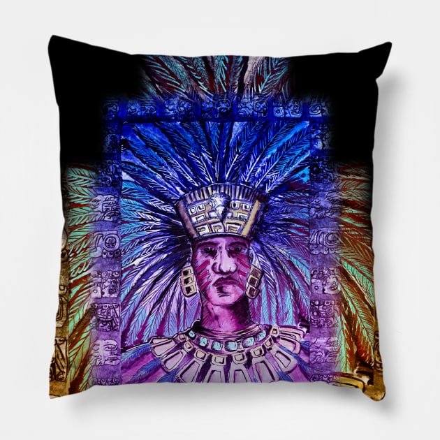 Mayan Pyramid Stepped Pillow by theartofron