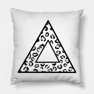 cheetah print “delta” Pillow