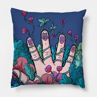Nature's hand Pillow
