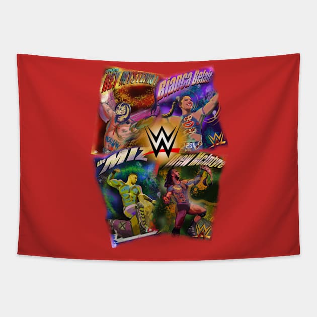 WWE bddies Tapestry by Popoffthepage