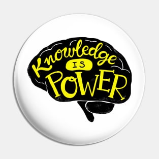 Knowledge is POWER Pin