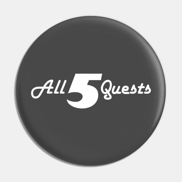 All 5 Quests Pin by east coast meeple