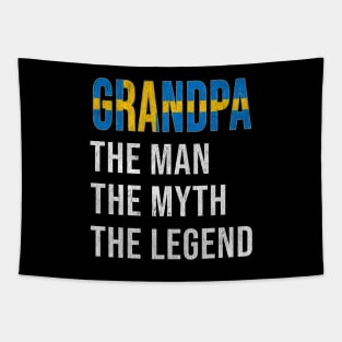 Grand Father Swede Grandpa The Man The Myth The Legend - Gift for Swede Dad With Roots From  Sweden Tapestry