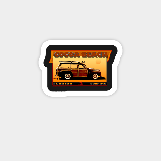 SURFING COCOA BEACH FLORIDA Cocoa Beach TeePublic