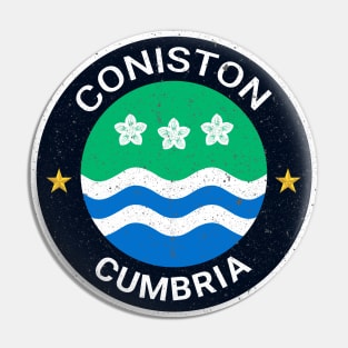 Coniston - Cumbria Flag Pin