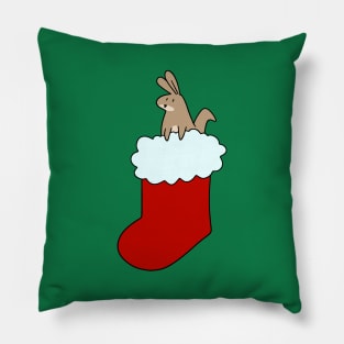 Red Stocking Kangaroo Pillow