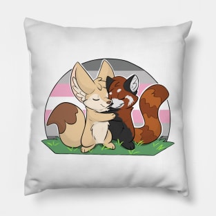 Demigirl - Fennec Fox + Red Panda Hug Pillow