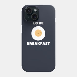 Kawaii Cute Love Breakfast T-Shirt Phone Case