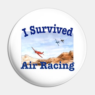 I Survived Air Racing Pin