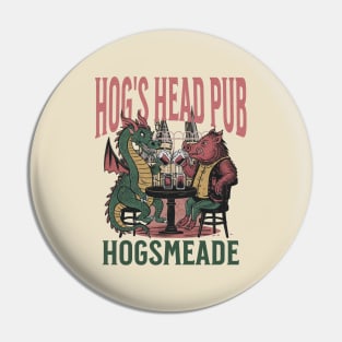 Stop by at Hogsmeade and get a drink dragon and Boar Pub Pin