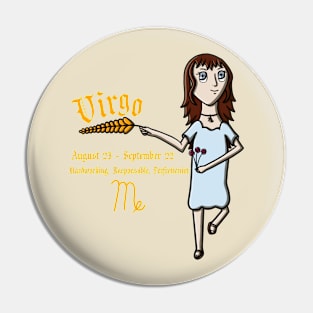 Virgo Zodiac Sign Dates & Traits Pin