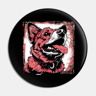 Retro Art Sarabi Dog Lover Pin