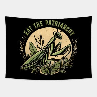 Eat the Patriarchy - Praying Mantis Tapestry