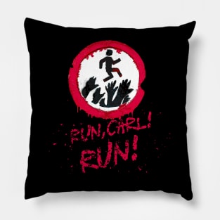 RUN, CARL! RUN! Pillow