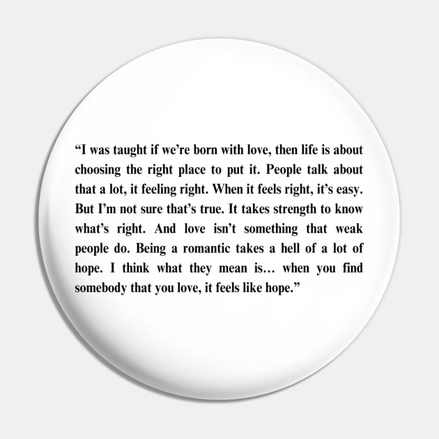 Fleabag Quote - Priest on love Pin by HeavenlyTrashy