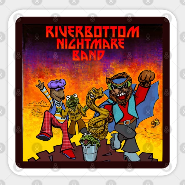 RiverBottom NightMare Band Sticker
