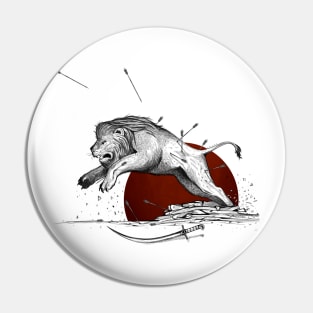 Angry-lion Pin