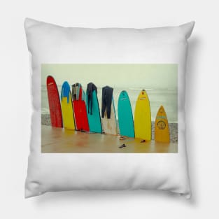 Surfboards parking Pillow