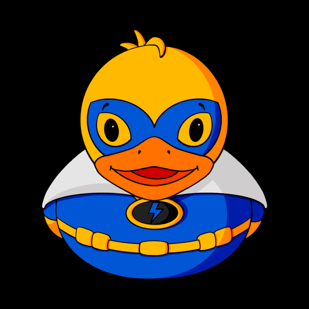 Superhero Rubber Duck by Alisha Ober Designs