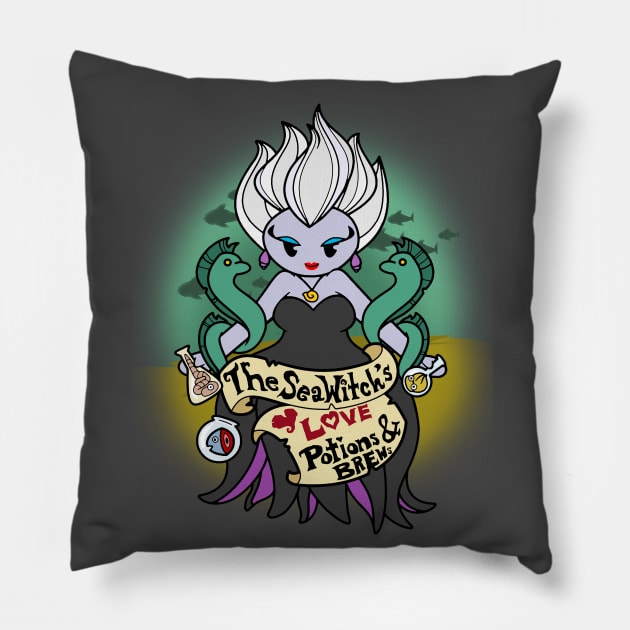 LOVE POTION BY SEA WITCH Pillow by wss3
