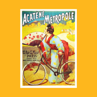 Acatene Metropole Bicycle Poster T-Shirt